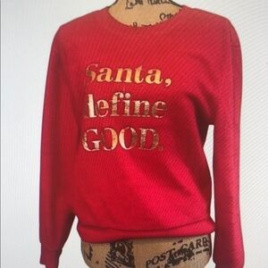 Santa Define Good Graphic Sweatshirt